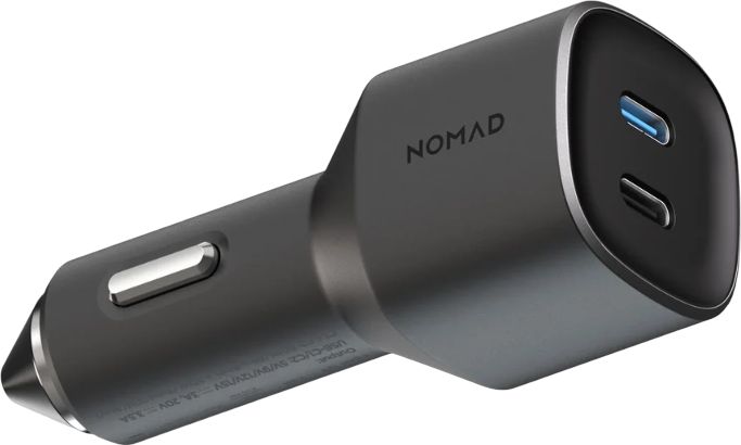 Nomad Dual Port USB-C 70W Car Charger Black